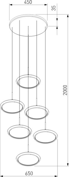 Люстра Евросвет Crespella 90034/6