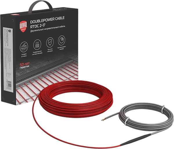 Теплый пол электрический Royal Thermo RTDC 2-17-800 - фото