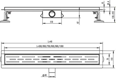 Трап для душа Raglo R652.50.06