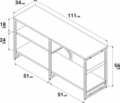 Тумба Gutta Под телевизор 56x111x34