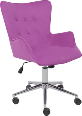 Кресло офисное AksHome Bella Chrome Velluto 41 - фото