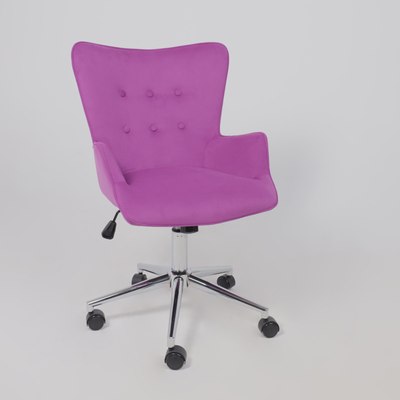 Кресло офисное AksHome Bella Chrome Velluto 41