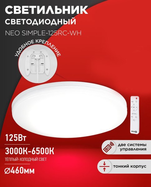 Потолочный светильник INhome Neo Simple / 4690612060927