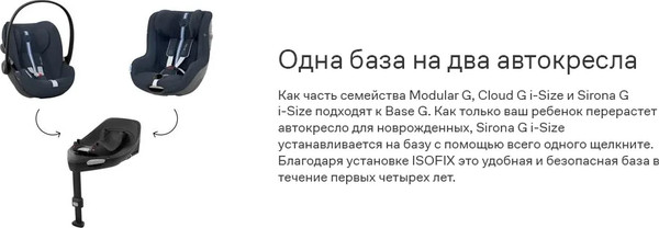 Автокресло Cybex Sirona Gi i-Size&Base