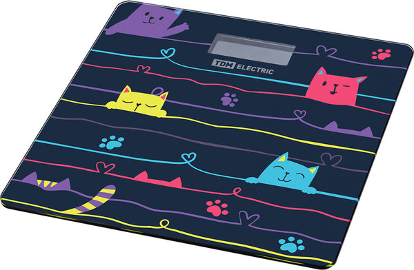 Напольные весы электронные TDM Котики SQ4012-0007