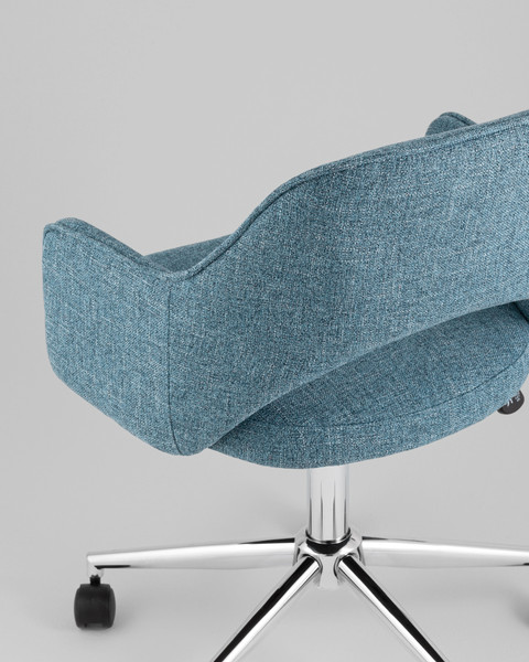Кресло офисное Stool Group Кларк / Clarkson Tweed Blue