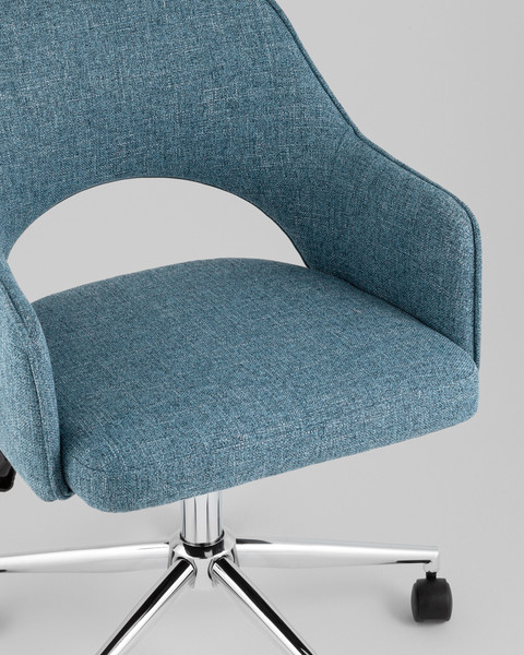 Кресло офисное Stool Group Кларк / Clarkson Tweed Blue