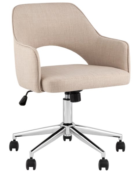 Кресло офисное Stool Group Кларк / Clarkson Linen Beige - фото