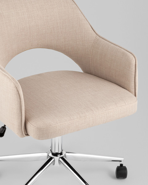 Кресло офисное Stool Group Кларк / Clarkson Linen Beige