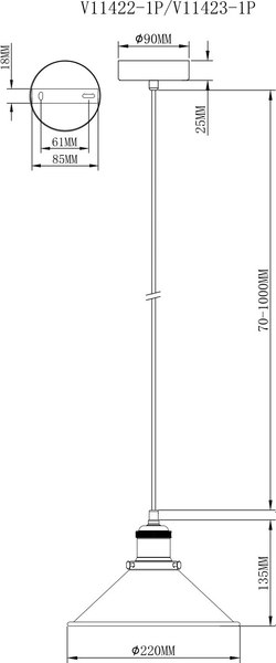 Потолочный светильник Moderli Night V11423-1P