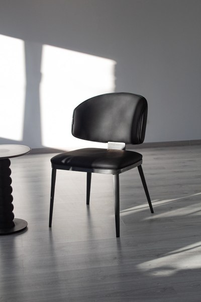 Стул Sheffilton STH-S193 (черный кожзам/металл)