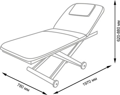 Массажный стол Элеганс МД - 3329