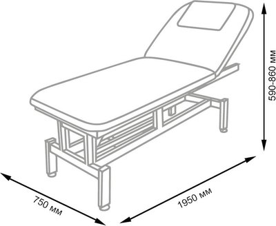 Массажный стол Элеганс МД - 837
