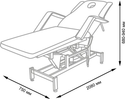 Массажный стол Элеганс МД - 850