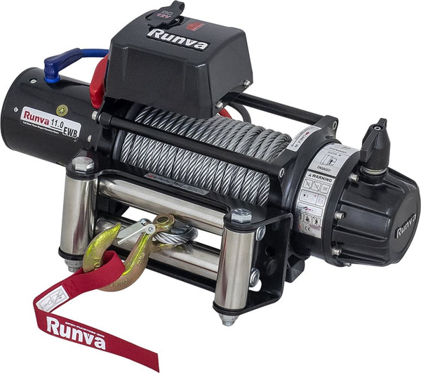Лебедка электрическая Runva 12V 11000 lbs 5000кг / EWB11000S