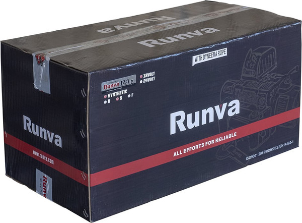 Лебедка электрическая Runva 12V 12500 lbs 5670кг / EWB12500SSR (синтетический трос)