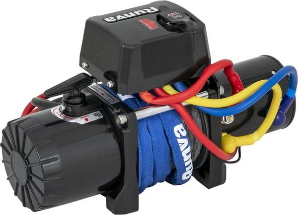 Лебедка электрическая Runva 12V 12500 lbs 5670кг / 12.5XSSR (синтетический трос)