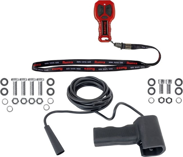 Лебедка электрическая Runva 12V 12500 lbs 5670кг / 12.5XSSR (синтетический трос)