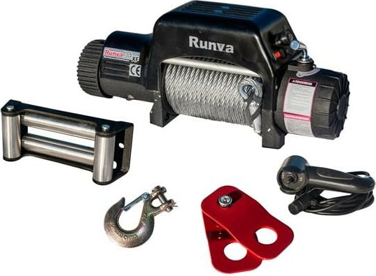 Лебедка электрическая Runva 12V 13500 lbs 6136кг / 13.5XF (стальной трос)