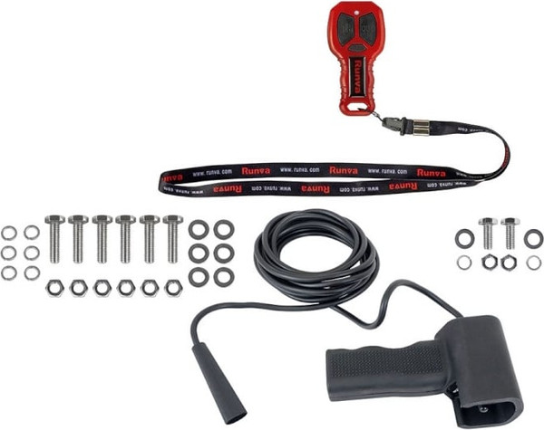 Лебедка электрическая Runva 12V 18000 lbs / EWB18000S (стальной трос)