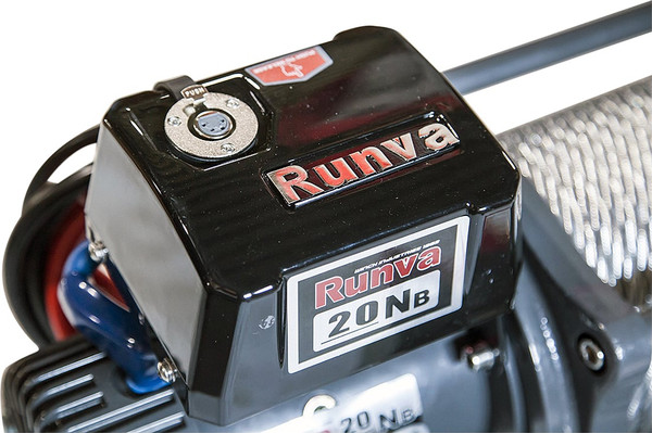 Лебедка электрическая Runva 12V 20000 lbs / EWB20000U (стальной трос)