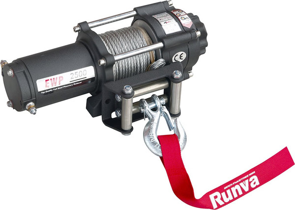 Лебедка электрическая Runva 12V 2500 lbs 1140кг / EWP2500A - фото