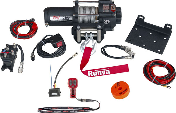Лебедка электрическая Runva 12V 2500 lbs 1140кг / EWP2500A