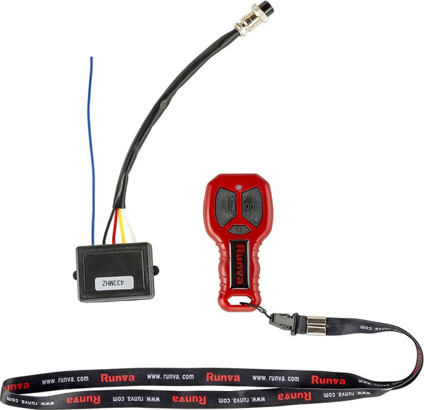 Лебедка электрическая Runva 12V 2500 lbs 1140кг / EWP2500ASR (синтетический трос)