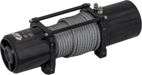 Лебедка электрическая Runva 12V Runva 6000 lbs 2722кг / EWV6000S (стальной трос) - фото