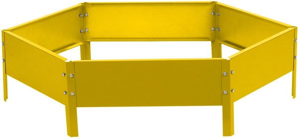 Грядка модульная GREENGO Клумба оцинкованная 80см - фото