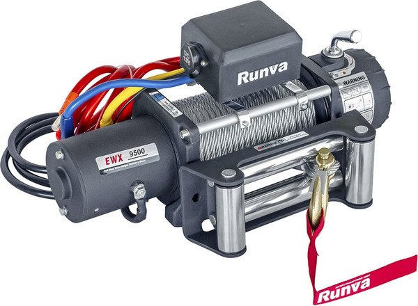 Лебедка электрическая Runva 12V 9500 lbs 4350кг / EWX9500S