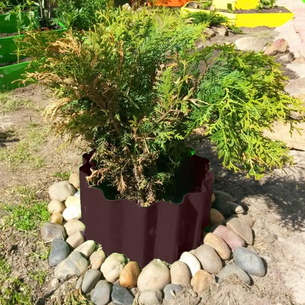 Бордюр садовый GREENGO Волна 110x24см