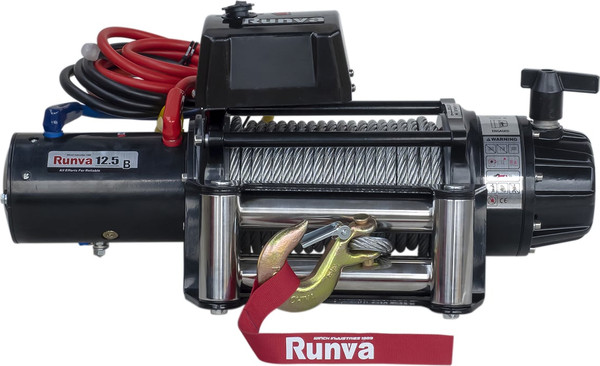 Лебедка электрическая Runva 24V 12500 lbs 5670кг / EWB12500S24V (влагозащищенная) - фото