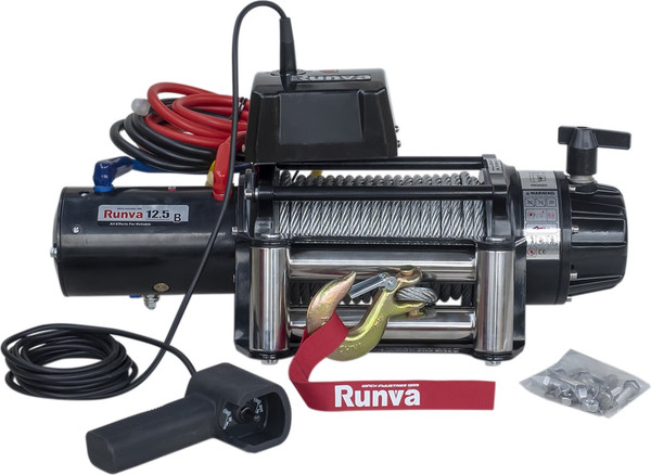 Лебедка электрическая Runva 24V 12500 lbs 5670кг / EWB12500S24V (влагозащищенная)