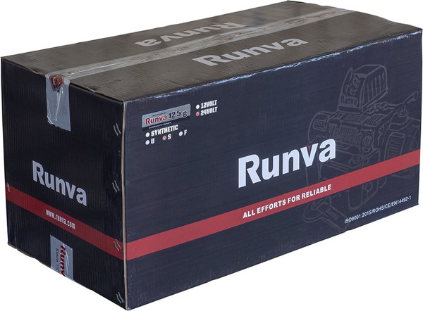 Лебедка электрическая Runva 24V 12500 lbs 5670кг / EWB12500S24V (влагозащищенная)