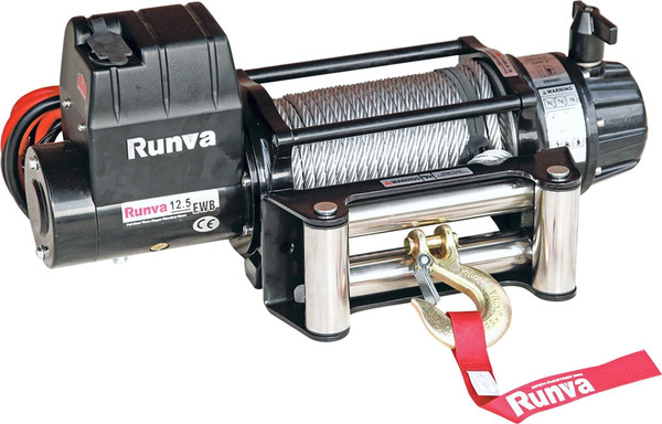 Лебедка электрическая Runva 24V 12500 lbs 5670кг / EWB12500U24V - фото