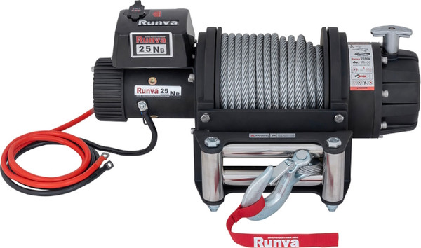 Лебедка электрическая Runva 24V 25000 lbs / EWB25000S24V