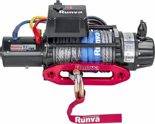 Лебедка электрическая Runva 24V 9500 lbs 4350кг / EWB9500SSR24V (влагозащищенная)