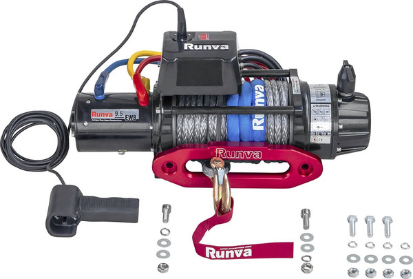 Лебедка электрическая Runva 24V 9500 lbs 4350кг / EWB9500SSR24V (влагозащищенная)