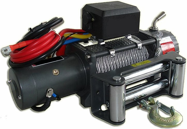 Лебедка электрическая Runva 12V 9500 lbs 4350кг / EWXC9500S - фото