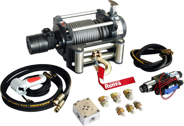 Лебедка автомобильная Runva 10000 lbs 4536кг / HWN10000A - фото