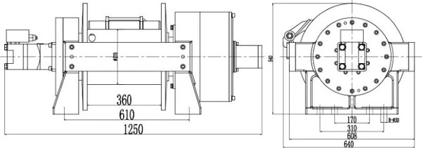 Лебедка автомобильная Runva 66000 lbs 30000кг / HWE300