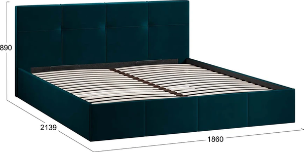 Двуспальная кровать ТриЯ Лора 1800