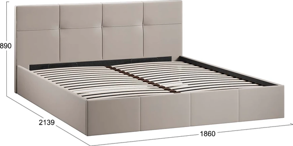 Двуспальная кровать ТриЯ Лора 1800