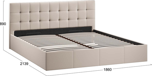 Двуспальная кровать ТриЯ Эмма 1800