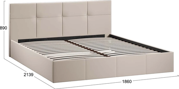 Двуспальная кровать ТриЯ Лора 1800