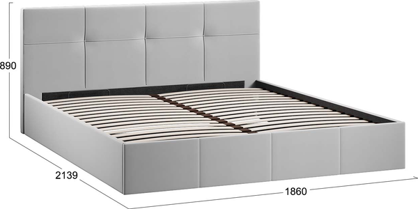 Двуспальная кровать ТриЯ Лора 1800