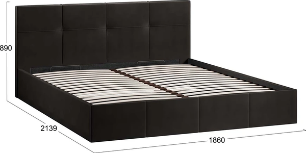 Двуспальная кровать ТриЯ Лора 1800