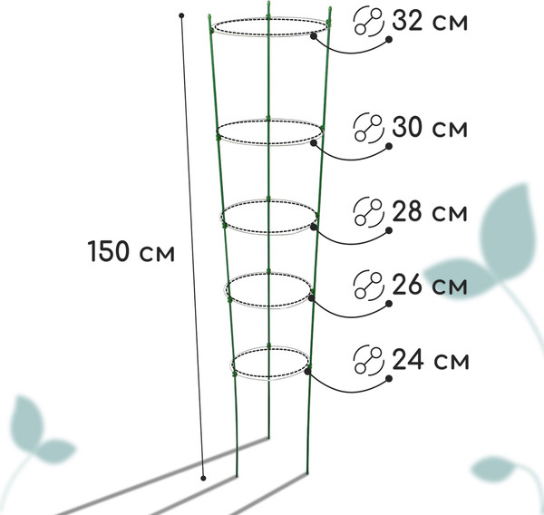 Опора для растений GREENGO Кустодержатель 9918644