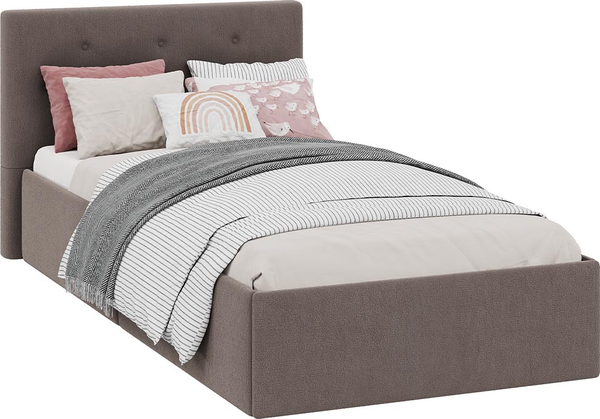 Односпальная кровать ТриЯ Тейлор Велюр Neo - фото